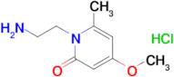 1-(2-Aminoethyl)-4-methoxy-6-methylpyridin-2(1H)-one hydrochloride