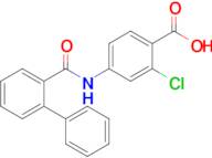 4-([1,1'-Biphenyl]-2-carboxamido)-2-chlorobenzoic acid