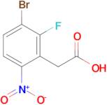 2-(3-Bromo-2-fluoro-6-nitrophenyl)acetic acid