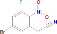 2-(5-Bromo-3-fluoro-2-nitrophenyl)acetonitrile