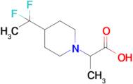 2-(4-(1,1-Difluoroethyl)piperidin-1-yl)propanoic acid