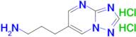 3-([1,2,4]Triazolo[1,5-a]pyrimidin-6-yl)propan-1-amine dihydrochloride