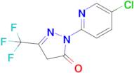 1-(5-chloropyridin-2-yl)-3-(trifluoromethyl)-4,5-dihydro-1H-pyrazol-5-one