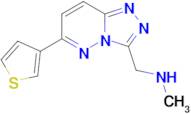 N-methyl-1-(6-(thiophen-3-yl)-[1,2,4]triazolo[4,3-b]pyridazin-3-yl)methanamine