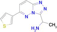 1-(6-(Thiophen-3-yl)-[1,2,4]triazolo[4,3-b]pyridazin-3-yl)ethan-1-amine