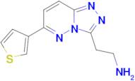 2-(6-(Thiophen-3-yl)-[1,2,4]triazolo[4,3-b]pyridazin-3-yl)ethan-1-amine