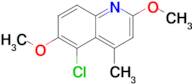 5-Chloro-2,6-dimethoxy-4-methylquinoline