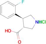 (3R,4S)-4-(2-fluorophenyl)pyrrolidine-3-carboxylic acid hydrochloride