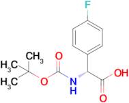 (R)-2-((tert-butoxycarbonyl)amino)-2-(4-fluorophenyl)acetic acid