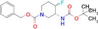 Benzyl (3R,4R)-3-((tert-butoxycarbonyl)amino)-4-fluoropiperidine-1-carboxylate