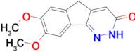 7,8-dimethoxy-2H,3H,5H-indeno[1,2-c]pyridazin-3-one