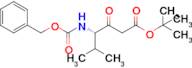 Tert-butyl (S)-4-(((benzyloxy)carbonyl)amino)-5-methyl-3-oxohexanoate