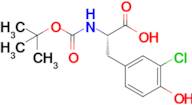 (S)-2-((tert-butoxycarbonyl)amino)-3-(3-chloro-4-hydroxyphenyl)propanoic acid
