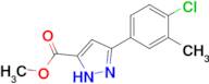 Methyl 3-(4-chloro-3-methylphenyl)-1H-pyrazole-5-carboxylate