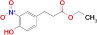 Ethyl 3-(4-hydroxy-3-nitrophenyl)propanoate