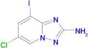 6-chloro-8-iodo-[1,2,4]triazolo[1,5-a]pyridin-2-amine