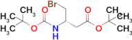 Tert-butyl (S)-4-bromo-3-((tert-butoxycarbonyl)amino)butanoate