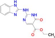 ethyl 2-[(1H-1,3-benzodiazol-2-yl)amino]-6-oxo-1,6-dihydropyrimidine-5-carboxylate