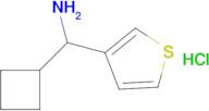 Cyclobutyl(thiophen-3-yl)methanamine hydrochloride