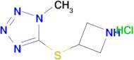 5-(Azetidin-3-ylthio)-1-methyl-1H-tetrazole hydrochloride