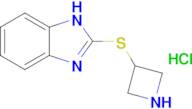 2-(Azetidin-3-ylthio)-1H-benzo[d]imidazole hydrochloride