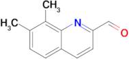 7,8-Dimethylquinoline-2-carbaldehyde