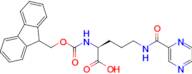 (S)-2-((((9H-fluoren-9-yl)methoxy)carbonyl)amino)-5-(pyrazine-2-carboxamido)pentanoic acid