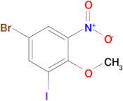 5-Bromo-1-iodo-2-methoxy-3-nitrobenzene