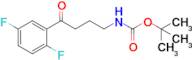 Tert-butyl (4-(2,5-difluorophenyl)-4-oxobutyl)carbamate