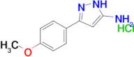 3-(4-methoxyphenyl)-1H-pyrazol-5-amine hydrochloride