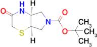 Tert-butyl (4aS,7aR)-3-oxohexahydropyrrolo[3,4-b][1,4]thiazine-6(2H)-carboxylate