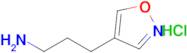 3-(Isoxazol-4-yl)propan-1-amine hydrochloride