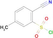 2-Cyano-5-methylbenzenesulfonyl chloride