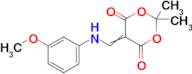 5-(((3-Methoxyphenyl)amino)methylene)-2,2-dimethyl-1,3-dioxane-4,6-dione