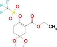 Ethyl 8-(((trifluoromethyl)sulfonyl)oxy)-1,4-dioxaspiro[4.5]Dec-7-ene-7-carboxylate