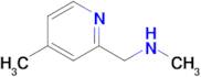 N-methyl-1-(4-methylpyridin-2-yl)methanamine