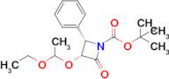 Tert-butyl (3R,4S)-3-(1-ethoxyethoxy)-2-oxo-4-phenylazetidine-1-carboxylate