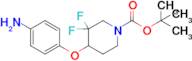 Tert-butyl 4-(4-aminophenoxy)-3,3-difluoropiperidine-1-carboxylate