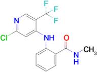 2-((2-Chloro-5-(trifluoromethyl)pyridin-4-yl)amino)-N-methylbenzamide