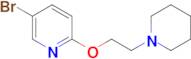 5-Bromo-2-(2-(piperidin-1-yl)ethoxy)pyridine