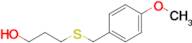 3-((4-Methoxybenzyl)thio)propan-1-ol