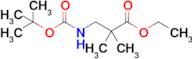 Ethyl 3-((tert-butoxycarbonyl)amino)-2,2-dimethylpropanoate