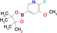 2-Fluoro-3-methoxy-5-(4,4,5,5-tetramethyl-1,3,2-dioxaborolan-2-yl)pyridine