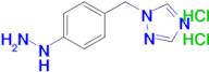 1-(4-Hydrazinylbenzyl)-1H-1,2,4-triazole dihydrochloride