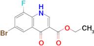 Ethyl 6-bromo-8-fluoro-4-oxo-1,4-dihydroquinoline-3-carboxylate