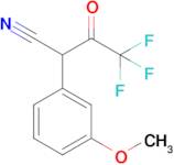 4,4,4-Trifluoro-2-(3-methoxyphenyl)-3-oxobutanenitrile