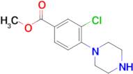 Methyl 3-chloro-4-(piperazin-1-yl)benzoate