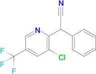 2-(3-Chloro-5-(trifluoromethyl)pyridin-2-yl)-2-phenylacetonitrile