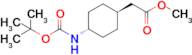 Methyl 2-((1r,4r)-4-((tert-butoxycarbonyl)amino)cyclohexyl)acetate