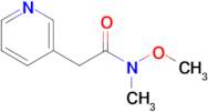 N-methoxy-N-methyl-2-(pyridin-3-yl)acetamide